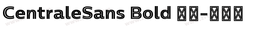 CentraleSans Bold 粗体字体转换